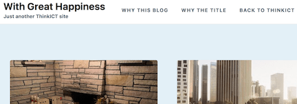 With Great Happiness